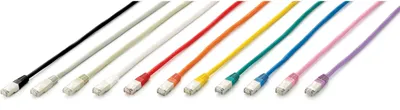 Produktbild von Equip Patchkabel Cat6 S/FTP 2xRJ45 50.00m grau LSZH Polybeutel