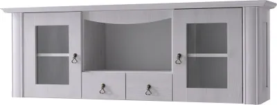 Produktbild von Hängeschrank Bignona 16, Farbe: Kiefer weiß - 50 x 145 x 37 cm (H x B x T)
