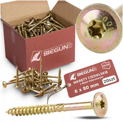 Produktbild von BIEGUN Zimmerschrauben 6x80mm Tellerkopf Torx 20 Stück
