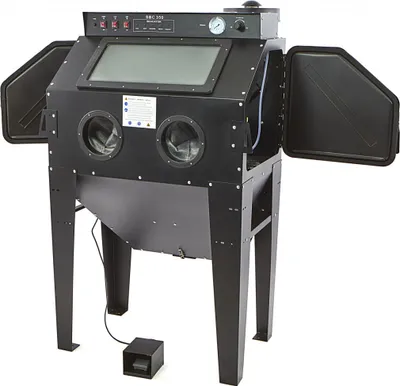 Produktbild von HBM SBC 350 Strahlkabine mit Absaugung – MATTSCHWARZ