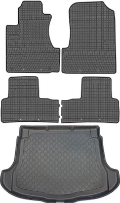 Productafbeelding van Honda CR-V III SUV (2007-09.2012) - SET: Rubberen vloermatten + mat voor de bagageruimte