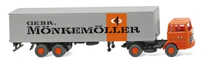 Produktbild von Wiking LKW MB 1620 K-Sz Koffersattelzug Gebr. Mönkemöller 054201