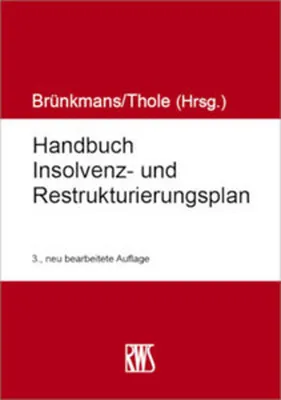 Obrázek produktu pro Handbuch Insolvenz- und Restrukturierungsplan