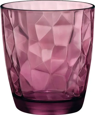 Produktbild von Trinkglas Glasbecher BECHER Cocktailglas Saftglas Wasserglas rosa 250 ml