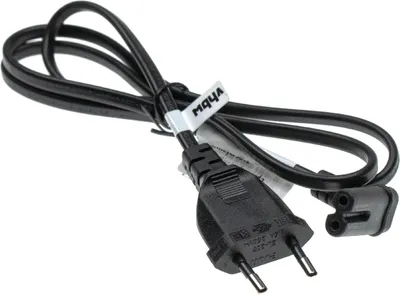 Produktbild von vhbw Netzkabel Schutzkontaktstecker Ersatz für Samsung UN65HU8700 für Kaltgeräte z.B. PC Monitor Computer Drucker - C7 Buchse, 1 m, 90° Gewinkelt