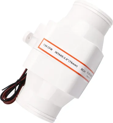 Obrázok produktu pre 3-palcový radový ventilátor pre lode, tichý, výkonný ventilátor pre jachty, lode, obytné automobily (24 V)