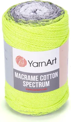 Produktbild von Yarn Art Macrame Baumwolle Spectrum 225 m 1326 Neon Green Schnur