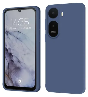 Produktbild von Hülle für Xiaomi Redmi A7 Pro Case Cover Bumper Smartphone Softgrip Schutzhülle Farbe: Lavendelblau