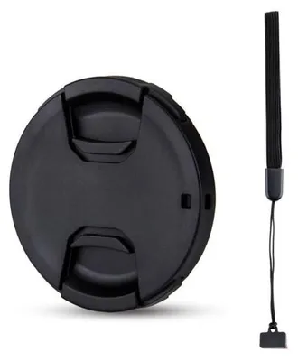 Zdjęcie produktu dla 46 mm osłona obiektywu typu "snap-on" do obiektywu aparatu, z uchwytem na etui
