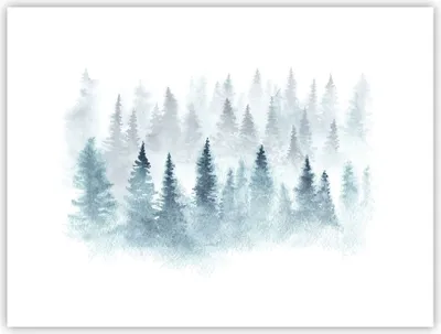Produktbild von Poster - Poster ohne Rahmen - Bäume Wald Natur - 40x30 cm - Wand Bild - Wanddeko - Wandbilder - Kunstposter - Wandposter - Bilder - Kunstdruck - Wanddekoration - Wandbild - P2XAA40x30-3981