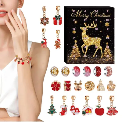 Produktbild von Adventskalender Armband 2026 DIY Schmuckherstellung Charms-Zubehör