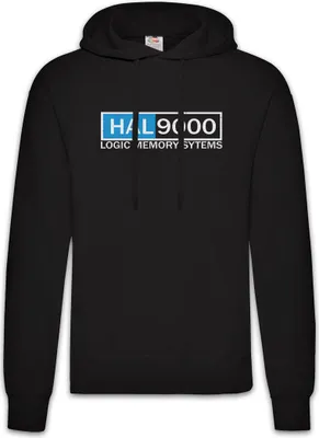 Produktbild von Urban Backwoods HAL9000, Herren Hoodie, Farbe: Schwarz, Größe: M