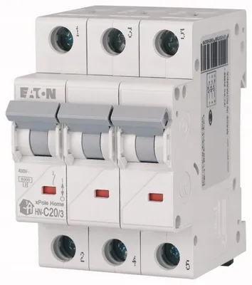 Immagine prodotto di EATON 6kA 3p C20 20A interruttore automatico per sovracorrente