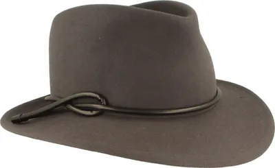 Mayser Bogart Pita aus 100% Wolle mit Zierband in grau