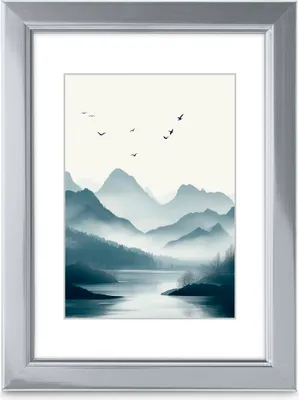 Produktbild von Hama Chill, Einzelbilderrahmen, Polystyrol (PS), Silber, Wand, 20 x 28 cm, Rechteckig