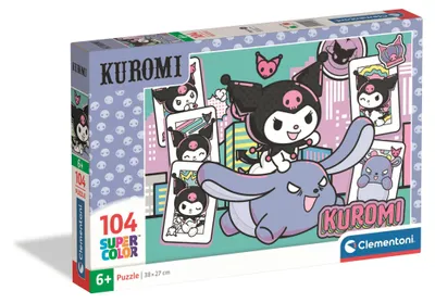 Image de Puzzle de 104 pièces - Clementoni - Kuromi - Puzzle pour enfants - À partir de 6 ans - Pièces multicolores