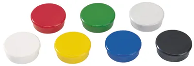 Produktbild von Dahle 95538, Tafelmagnet, Blau, 38 mm, 38 mm, 13,5 mm, 10 Stück(e)