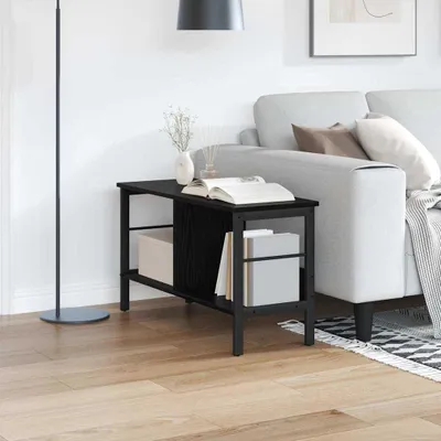 Image de Maison Exclusive - Étagère de bibliothèque, 2 niveaux, 82 x 32 x 47 cm, en panneaux de bois
