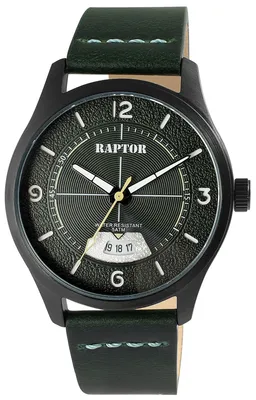 Produktbild von Herrenuhr Echtleder Falkor Falkor, Datumsanzeige