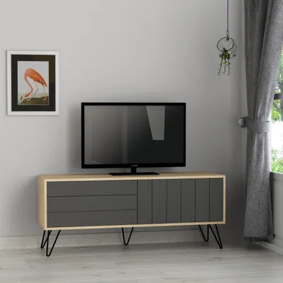 Obrázok produktu pre Televízny stolík KYOKU dub / antracit