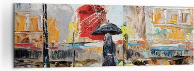 Produktbild von Bild auf Leinwand - Leinwandbild - Einteilig - Frau Bild Öl - 160x50cm - Wand Bild - Wanddeko - Wandbilder - Leinwanddruck - Bilder - Wanddekoration - Leinwand bilder - Wandbild - AB160x50-4974