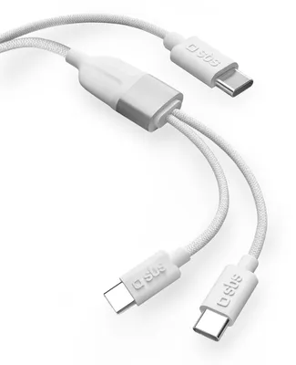 Produktbild von SBS USB Typ-C Splitter mit dualem USB-C Ausgang 60W