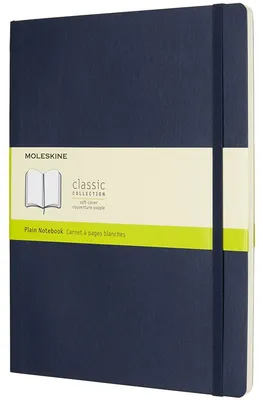 Image de Moleskine Sapphire Blue Extra Large Plain Notebook Soft