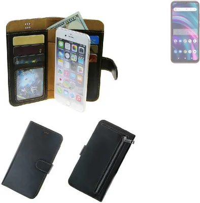 Produktbild von K-S-Trade Schutz Hülle kompatibel mit BLU G51 Klapphülle Case Phone cover Slim Handytasche Handy Hülle schwarz aus Kunstleder (1 Stk)