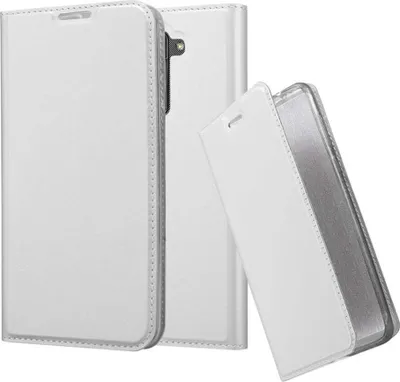 Produktbild von Cadorabo Handyhülle für LG STYLUS 2 Schutz Hülle in Silber Cover Etui Book Case Booklet