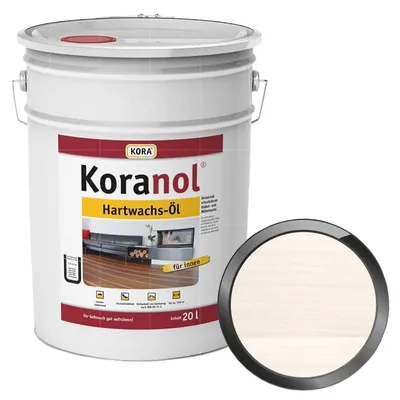Produktbild von Kora Koranol Hartwachs-Öl - 20 Liter Naturweiss