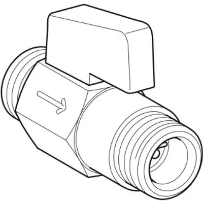Produktbild von Geberit 243795001 Kugelhahn G3/8 / G3/8