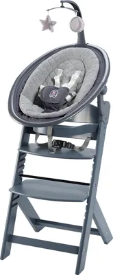 Produktbild von BabyGo Kinderhochstuhl NewBorn Family grey/grey