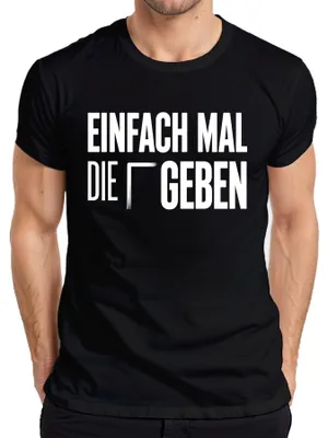 Immagine prodotto di T-shirt da uomo, nero, taglia M, con scritta divertente e sarcastica
