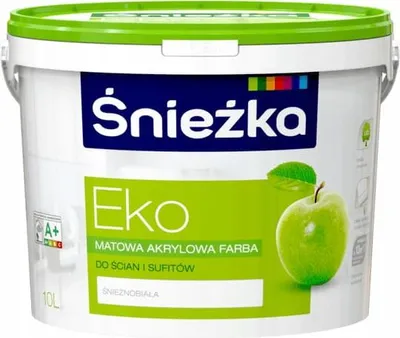 Produktbild von Śnieżka EKO-Dispersionsfarbe, weiß, 10 l