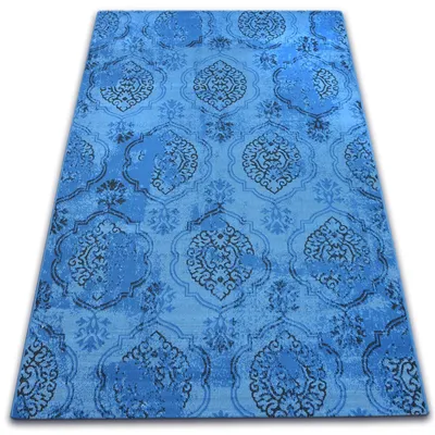 Obrázek produktu pro Koberec VINTAGE 22213/473 modrý klasický modrý 140x200 cm