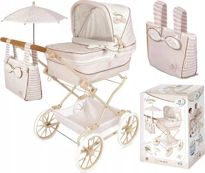 Zdjęcie produktu dla WÓZEK XXL DLA DUŻYCH LALEK DO 55CM Verona DeCuevas Toys 82078