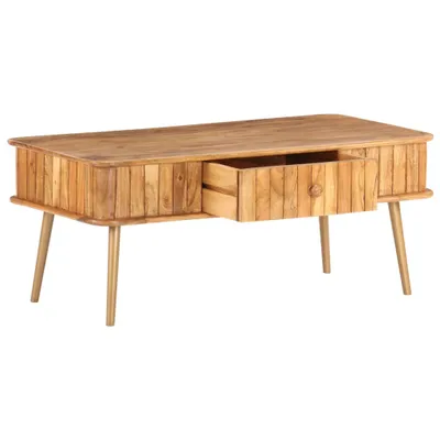 Immagine prodotto di Tavolino 100x50x40 cm in legno massiccio di acacia
