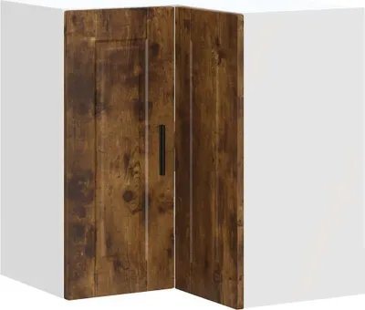 Produktbild von vidaXL Küchen-Eckhängeschrank Porto Räuchereiche Holzwerkstoff
