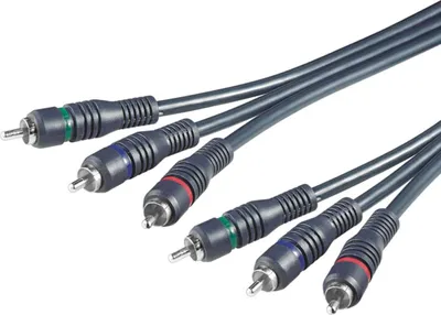 Produktbild von Wentronic AVK 607-500 5.0m, 3 x RCA, 3 x RCA