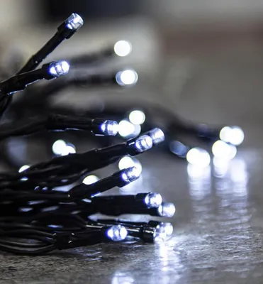 Obrázek produktu pro MagicHome Vánoční řetěz CEIBO, 192 LED studená bílá, 3xAA, časovač, venkovní, osvětlení, L-14,30 m
