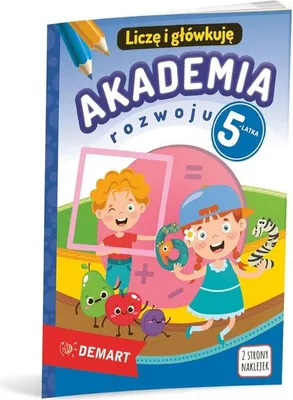 Immagine prodotto di Akademia Rozwoju 5-latka Liczę i główkuję Ćwiczenia i łamigłówki