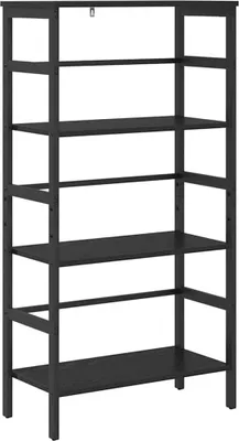 Zdjęcie produktu dla vidaXL Półka na książki w kolorze czarnego dębu 60 x 29,5 x 115 cm