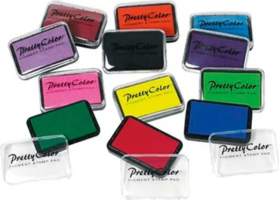 Image de Tampons encreurs multicolores, 12pcs