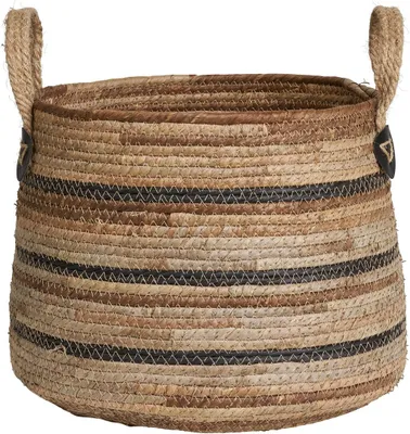 Produktbild von Bananenbladmanden aus Naturholz - Eco-vriendelijk - 30x30x21 cm
