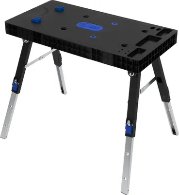 Produktbild von ECD Germany 5 in 1 Multifunktionale Werkbank klappbar, Mobile Werktisch 150 kg Tragkraft, Aufgedruckte Skala & Winkelangaben
