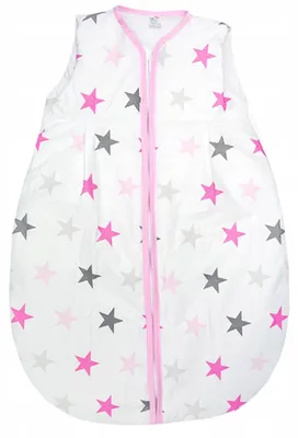 Produktbild von Ankras Baby-Schlafsack 80-86 Rosa Sterne