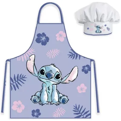 Immagine prodotto di Grembiule per bambini con cappello da chef Lilo & Stitch