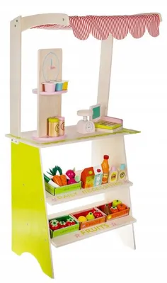 Produktbild von Kruzzel 24888 Holzladen mit Zubehör
