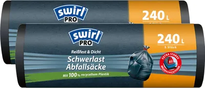 Produktbild von Swirl Schwerlast Säcke 240L 5 stk./ Rolle (2er Pack)