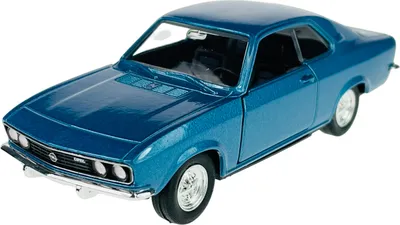 Produktbild von Welly 1970 Opel Manta A Blau 1:34-1:39 Die Cast Metall Modell Neu im Kasten  43814